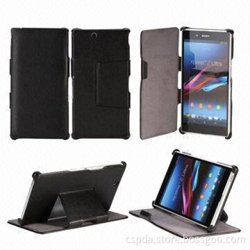 PU Leather Cases for Sony Xperia Z L39h with Microfiber Lining
